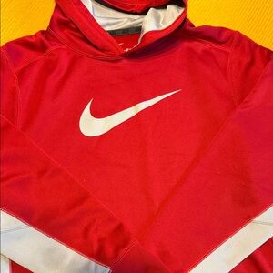 Nike Red Pullover with White Logo